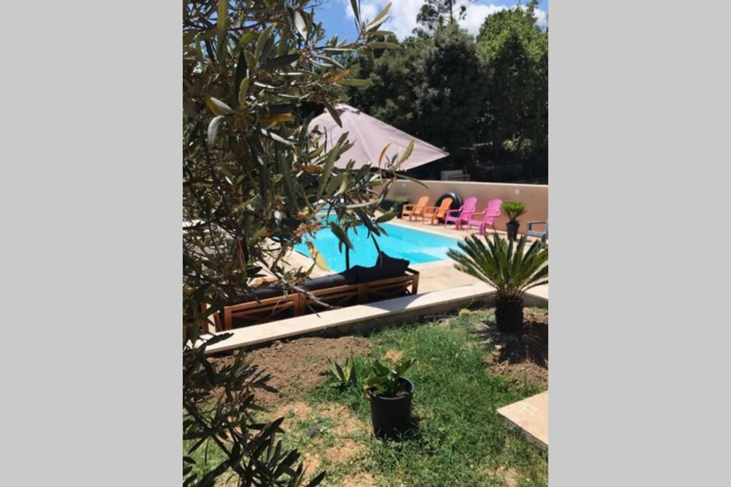 Logement Attenant A Une Villa T2 Avec Terrasse . Besse-sur-Issole Bagian luar foto